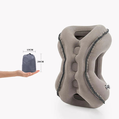 Inflatable Travel Headrest Pillow – Portable Neck & Shoulder Air Cushion for Long-Distance Travel Dealprice.co.uk