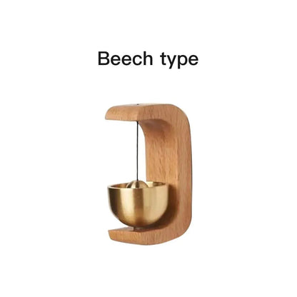 Dopamine Magnetic Wind Bell – Wooden & Copper Door Chime for Home Dealprice.co.uk