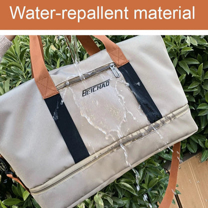 Waterproof Gym Duffle Bag – Dry/Wet Separation, Carry-On Weekender Bag