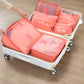6 Pcs Travel Storage Bag Set – Waterproof, Large,  Eco-Friendly Luggage Organisers