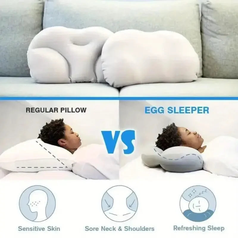 Ergonomic Memory Foam Pillow  – Breathable Cervical Support for Deep Sleep