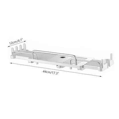 Extendable No-Drill Shower Shelf - Bathroom Storage & Organizer Dealprice.co.uk
