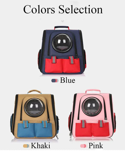 Foldable Astronaut Pet Carrier – Stylish Travel Bag for Cats & Small Dogs Dealprice.co.uk
