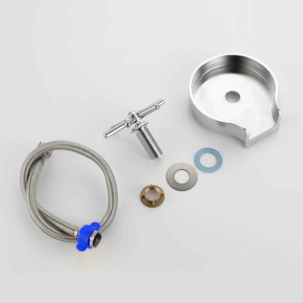 Glass Rinser for Kitchen Sink – Stainless Steel Bottle & Cup Washer Attachment