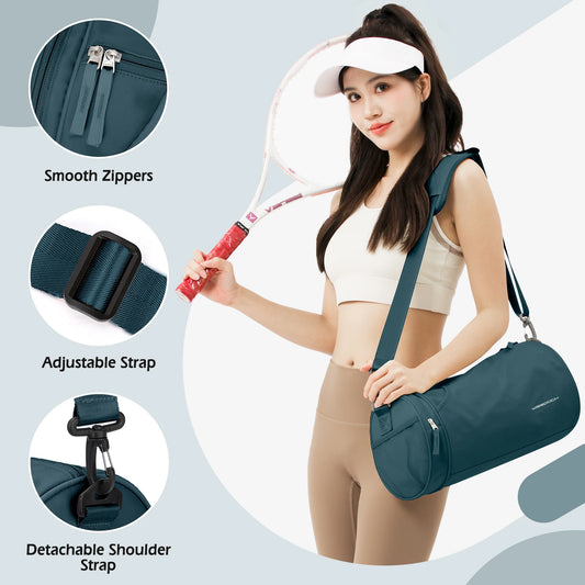 Women’s Waterproof Gym, Yoga & Weekend Bag with Shoe Compartment
