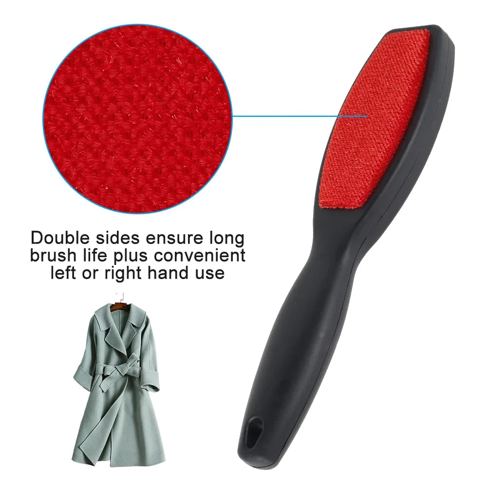 2PCS Double-Sided Reusable Lint Remover – Electrostatic Fabric Shaver & Pet Hair Brush Dealprice.co.uk