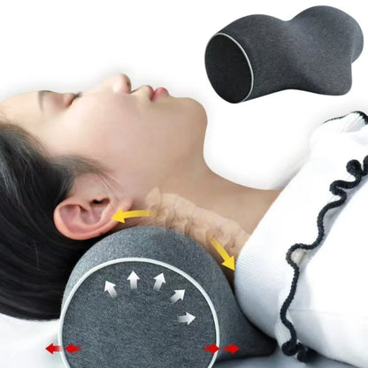 Ergonomic Neck Traction Pillow – Memory Foam Cervical Support for Sleeping