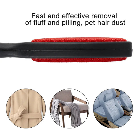 2PCS Double-Sided Reusable Lint Remover – Electrostatic Fabric Shaver & Pet Hair Brush Dealprice.co.uk