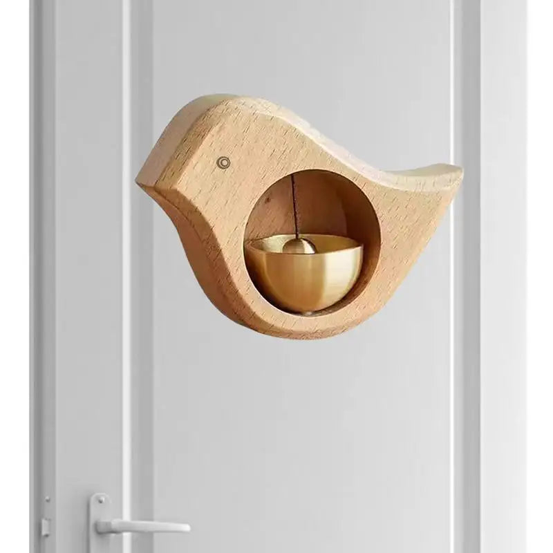 Magnetic Wooden Bird Doorbell Chime – Elegant Wind Chime for Home Dealprice.co.uk