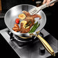 316 Stainless Steel Non-Stick  Frying Pan Wok- Pro-Grade Cooking with Zero Toxins