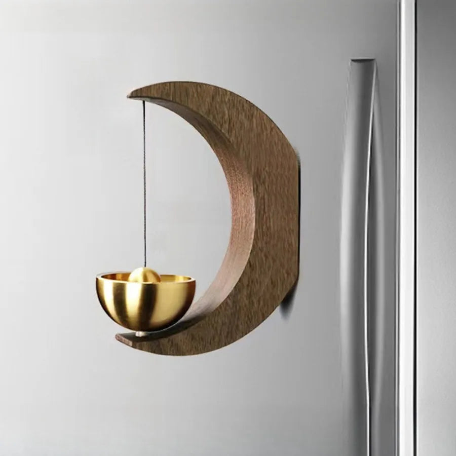 Wooden Doorbell Wind Chime – Decorative Hanging Bell for Home Dealprice.co.uk