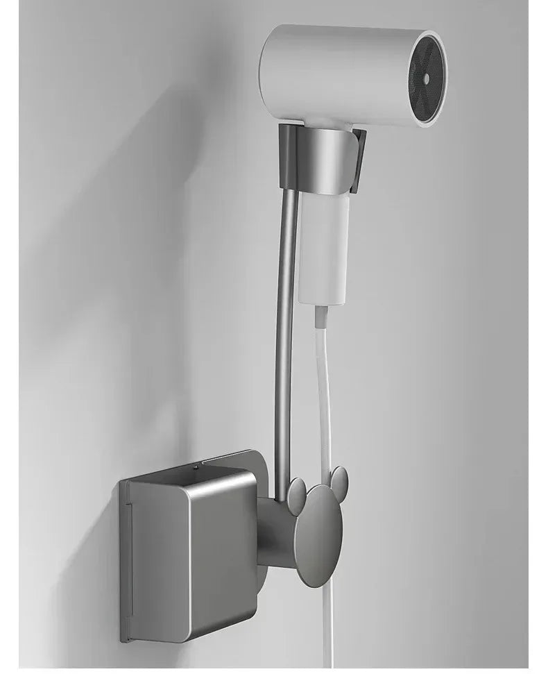 Wall-Mounted Adjustable Hair Dryer Holder – Hands-Free Styling Dealprice.co.uk