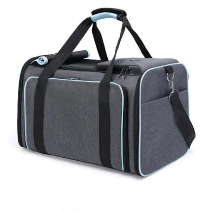 Expandable Airline-Approved Pet Carrier – Foldable Travel Bag for Cats & Dogs