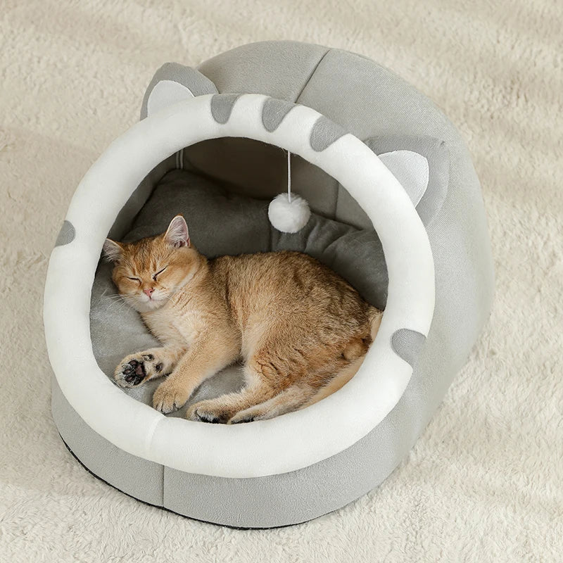 Super Cat Bed - Warm & Cozy Cave for Cats & Small Dogs Dealprice.co.uk