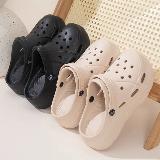 Women's Platform Non-Slip Garden Sandals – Summer Hollow Out EVA Clogs