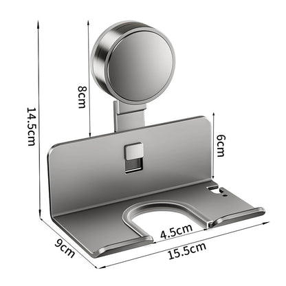 Wall-Mounted Hair Dryer Holder – Aluminium Cradle Stand Dealprice.co.uk