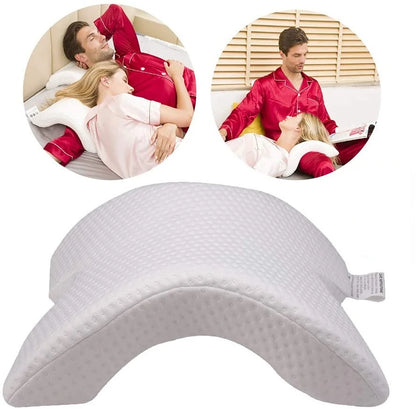 U-Shaped Orthopedic Memory Foam Pillow – Neck & Arm Support for Side Sleepers