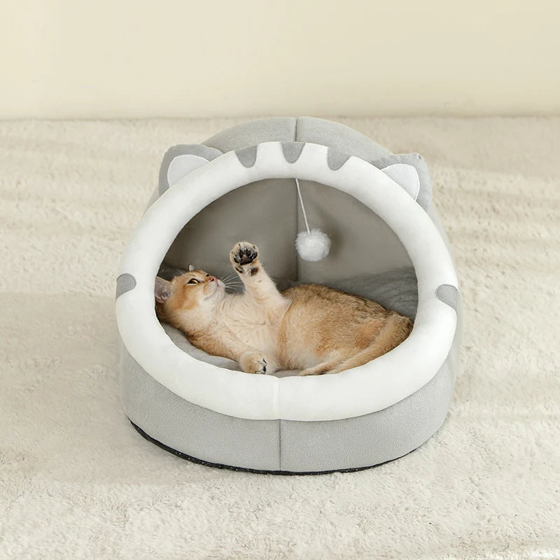 Super Cat Bed - Warm & Cozy Cave for Cats & Small Dogs Dealprice.co.uk