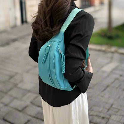 Canvas Running Waist & Chest Bag – Casual Crossbody Fanny Pack for Women