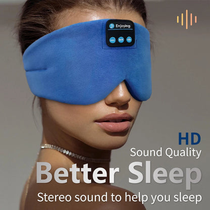 Bluetooth Sleep Eye Mask – Wireless Music Headphones for Sleeping