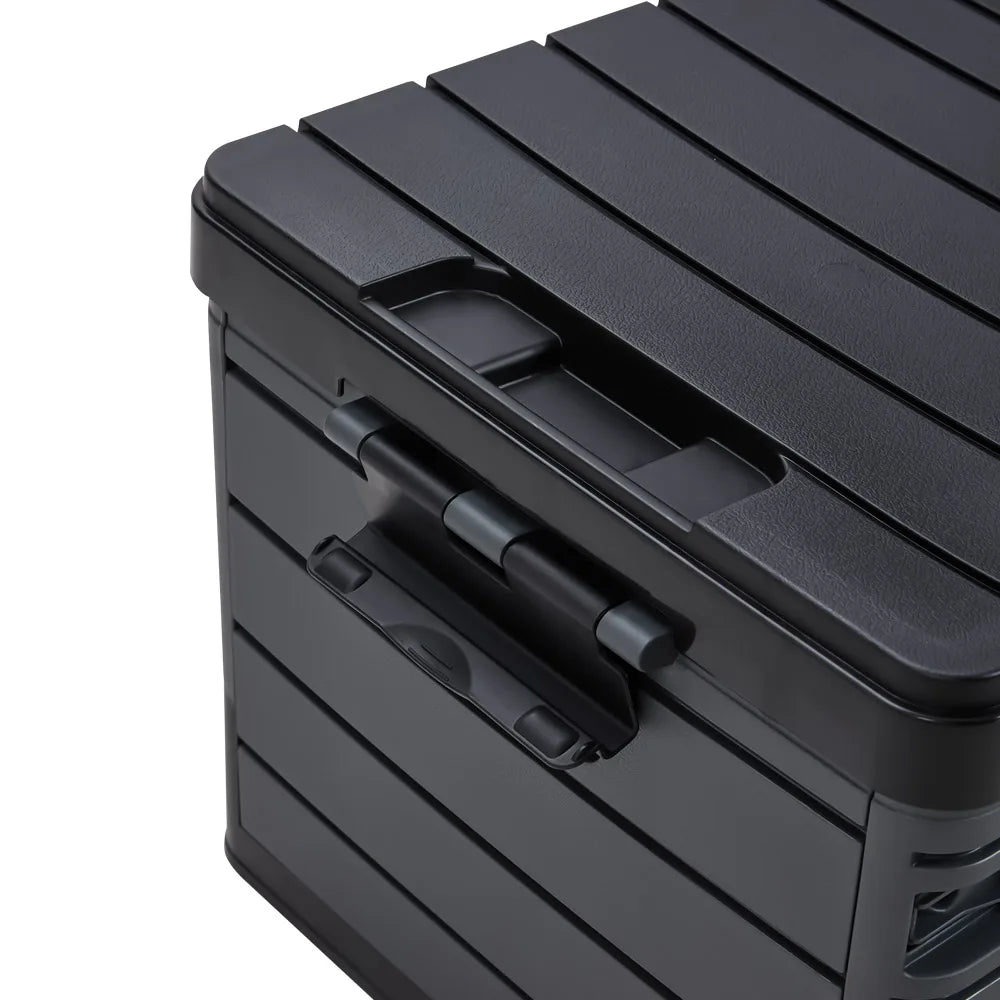 35L Foldable Camping & Car Storage Box – Waterproof with Lid
