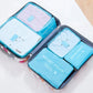 6 Pcs Travel Storage Bag Set – Waterproof, Large,  Eco-Friendly Luggage Organisers