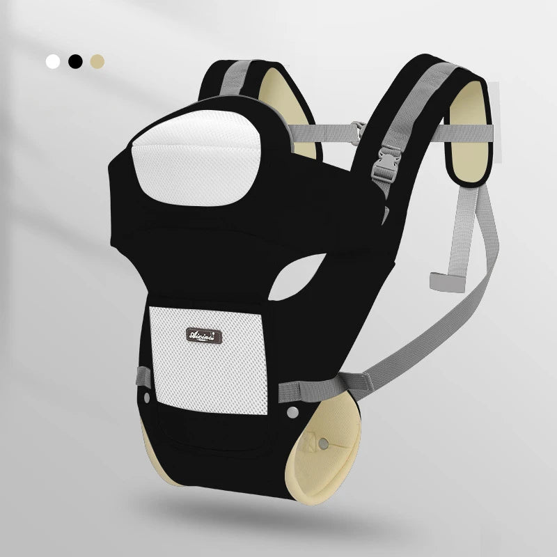 Portable Lightweight Outdoor Baby Carrier Wrap – Breathable, Durable, Solid Colour
