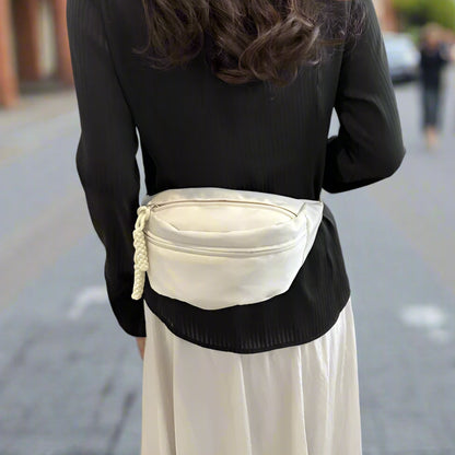 Canvas Running Waist & Chest Bag – Casual Crossbody Fanny Pack for Women