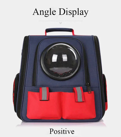Foldable Astronaut Pet Carrier – Stylish Travel Bag for Cats & Small Dogs Dealprice.co.uk