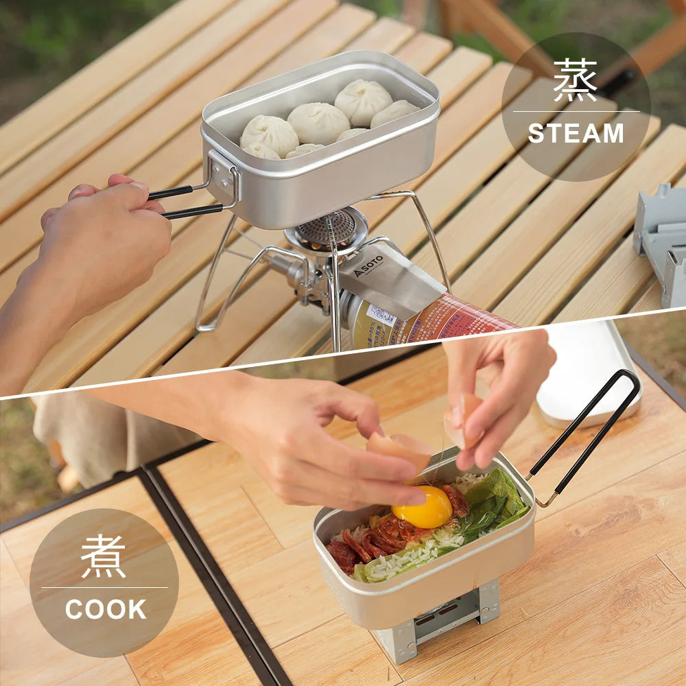 Portable Aluminium Lunch Box – Reheatable Camping Meal Container Dealprice.co.uk