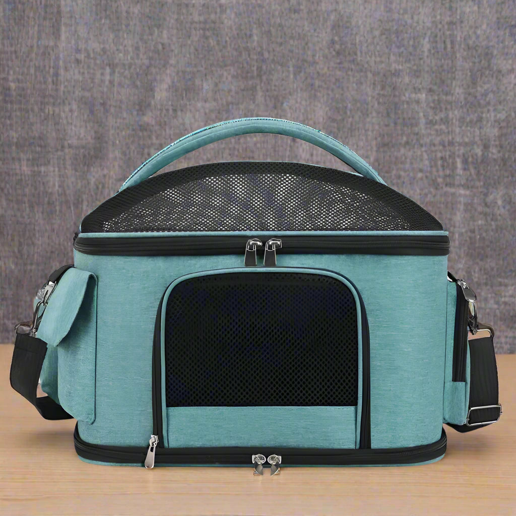 Foldable Cat Tote Bag – Breathable & Portable Crossbody Pet Carrier Dealprice.co.uk