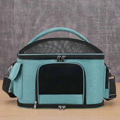 Foldable Cat Tote Bag – Breathable & Portable Crossbody Pet Carrier Dealprice.co.uk