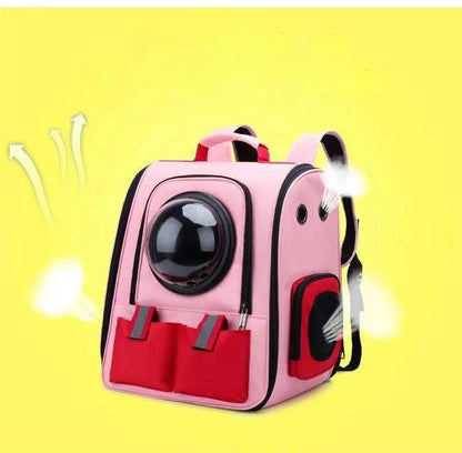 Foldable Astronaut Pet Carrier – Stylish Travel Bag for Cats & Small Dogs Dealprice.co.uk
