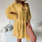 Women's Loose Beach Cardigan – Bikini Cover-Up & Sunscreen Outerwear