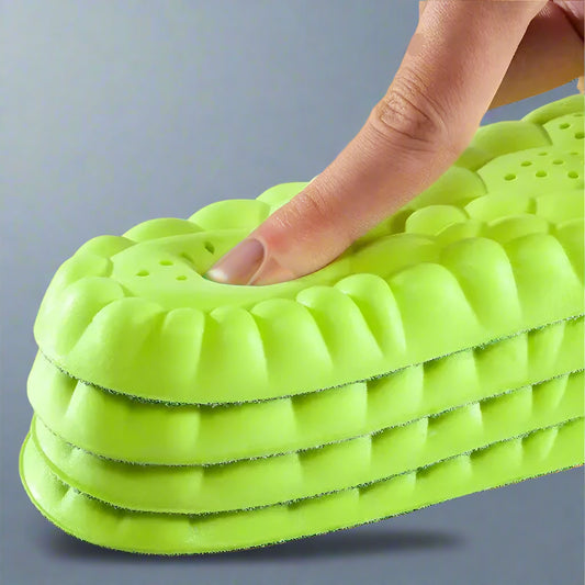 4D Cloud Sport Insoles – Shock Absorbing, Arch Support, Orthopedic Shoe Inserts