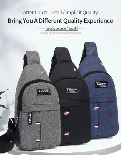 Men's Waterproof Fanny Pack – Large Capacity Waist Bag for Travel Dealprice.co.uk