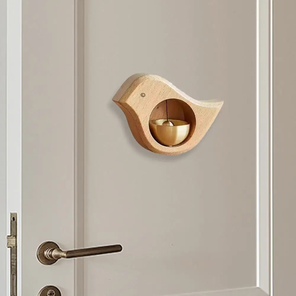 Magnetic Wooden Bird Doorbell Chime – Elegant Wind Chime for Home Dealprice.co.uk