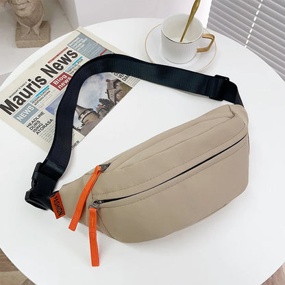 Casual Waterproof Waist Bag – Unisex Belt Pack for Everyday Use