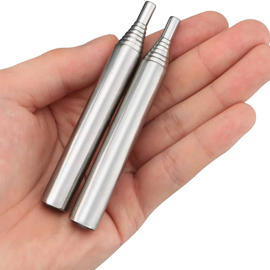 Stainless Steel Retractable Fire Pipe – Outdoor Camping Fire Blower Tool Dealprice.co.uk