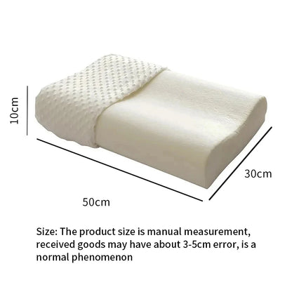 Memory Foam Pillow for Sleeping – Adjustable Orthopedic Contour Pillow for Neck