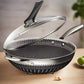 Double-Sided 316 Stainless Steel Wok – Natural Cooking, No Coating