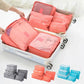 6 Pcs Travel Storage Bag Set – Waterproof, Large,  Eco-Friendly Luggage Organisers