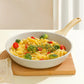 Medical Stone Ceramic Cookware for Gas & Induction - Non-Stick Wok Frying Pan