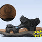 Men’s Leather Roman Sandals – Summer Outdoor Gladiator Beach Shoes