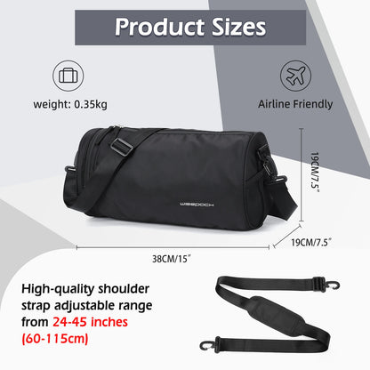 Women’s Waterproof Gym, Yoga & Weekend Bag with Shoe Compartment