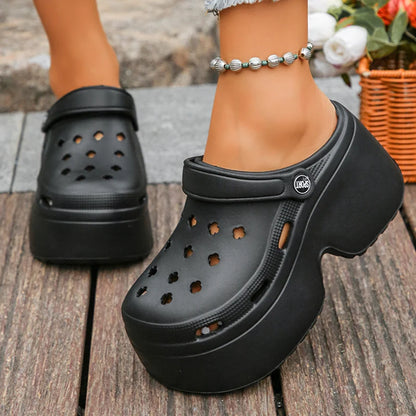 Women's Platform Clogs Slip On Slides – Summer Shoes Beach Sandals