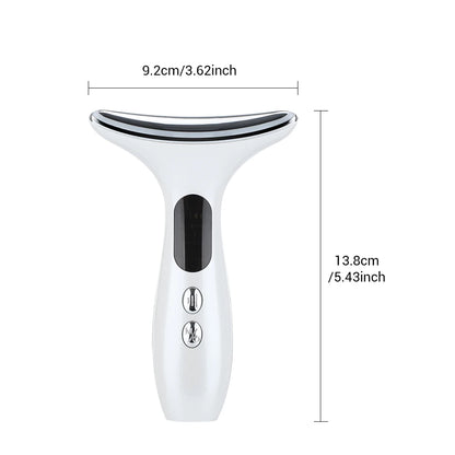 Neck & Face Beauty Device – 3-Colour LED Skin Tightening & Wrinkle Remover