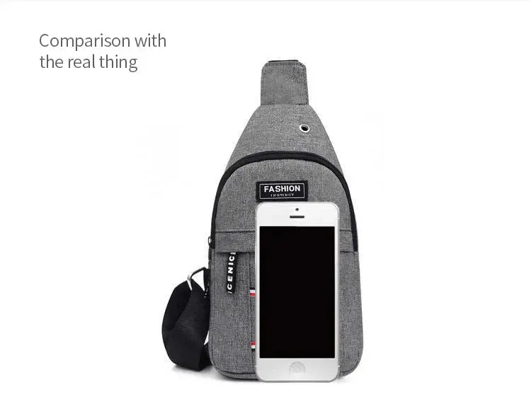 Men's Waterproof Fanny Pack – Large Capacity Waist Bag for Travel Dealprice.co.uk