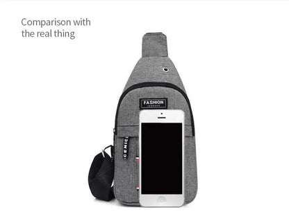 Men's Waterproof Fanny Pack – Large Capacity Waist Bag for Travel Dealprice.co.uk