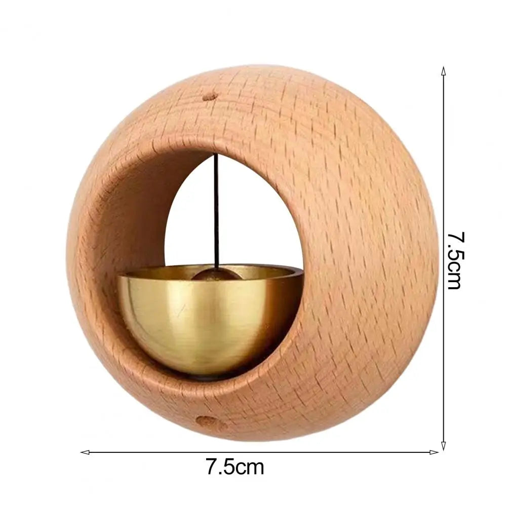 Wood & Brass Shopkeeper's Bell – Loud Sound Door Chime for Home Dealprice.co.uk